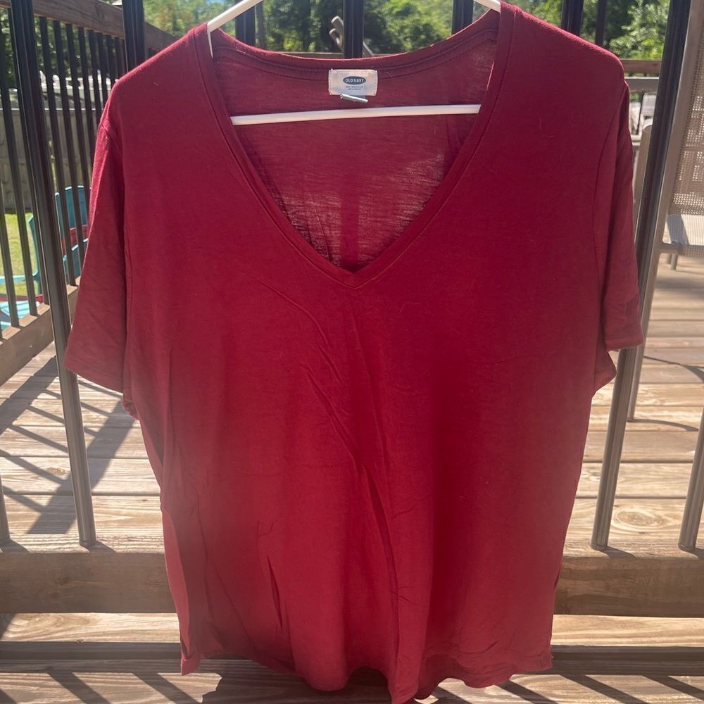 Old navy burgundy tunic